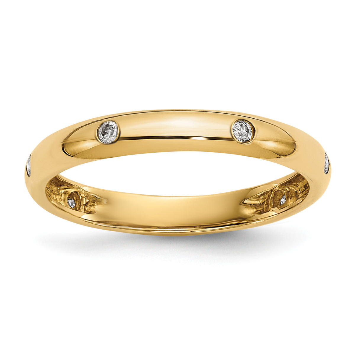 14k 6-stone Diamond Band-RM5621-010-YA