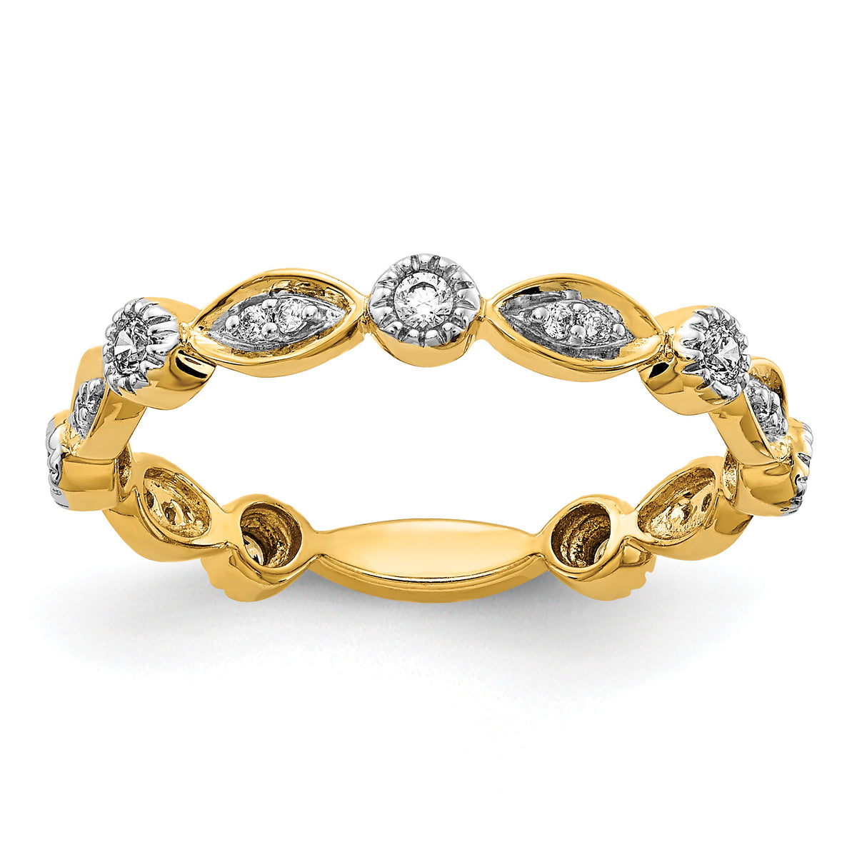 14k Diamond Fancy Band-RM5624-020-YA