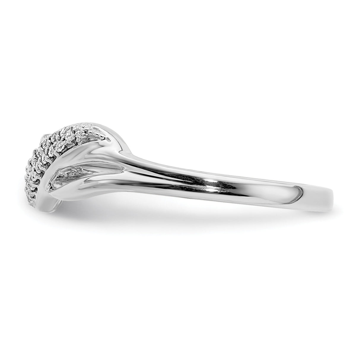 14k White Gold Diamond Fashion Ring-RM5635