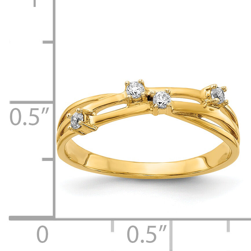 14k Diamond Fashion Ring-RM5637