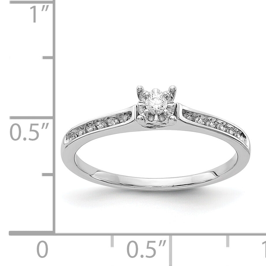 14k White Gold Diamond Ring-RM5639