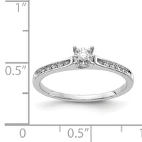 14k White Gold Diamond Ring-RM5639