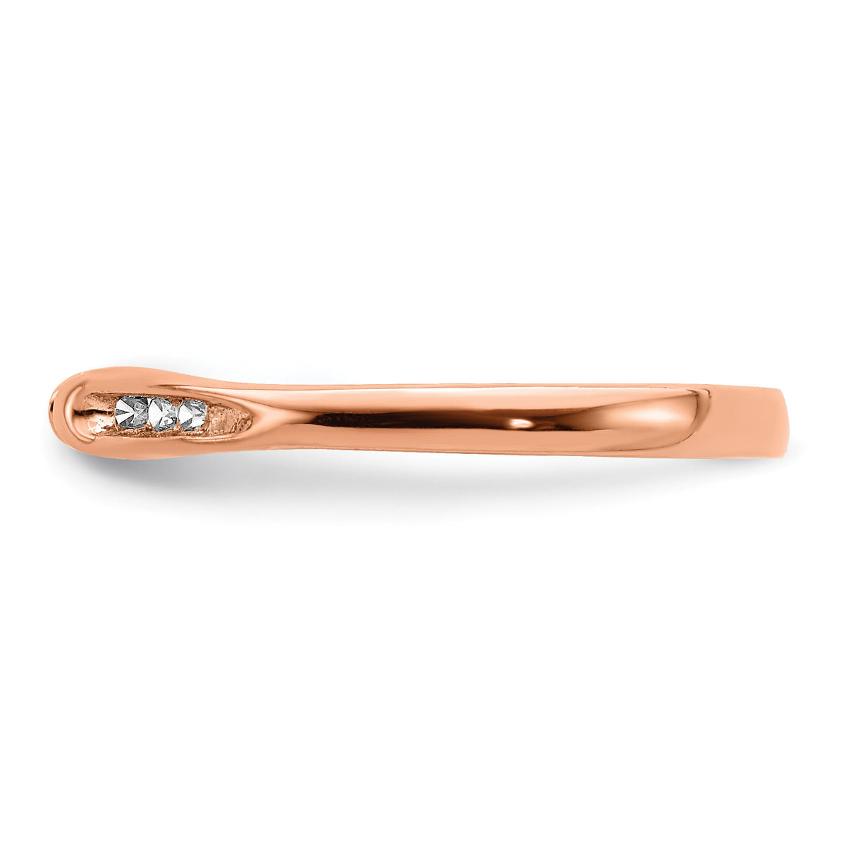 14k Rose Gold Diamond Ring-RM5640