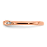 14k Rose Gold Diamond Ring-RM5640