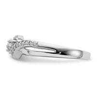 14k White Gold Diamond Fashion Ring-RM5642