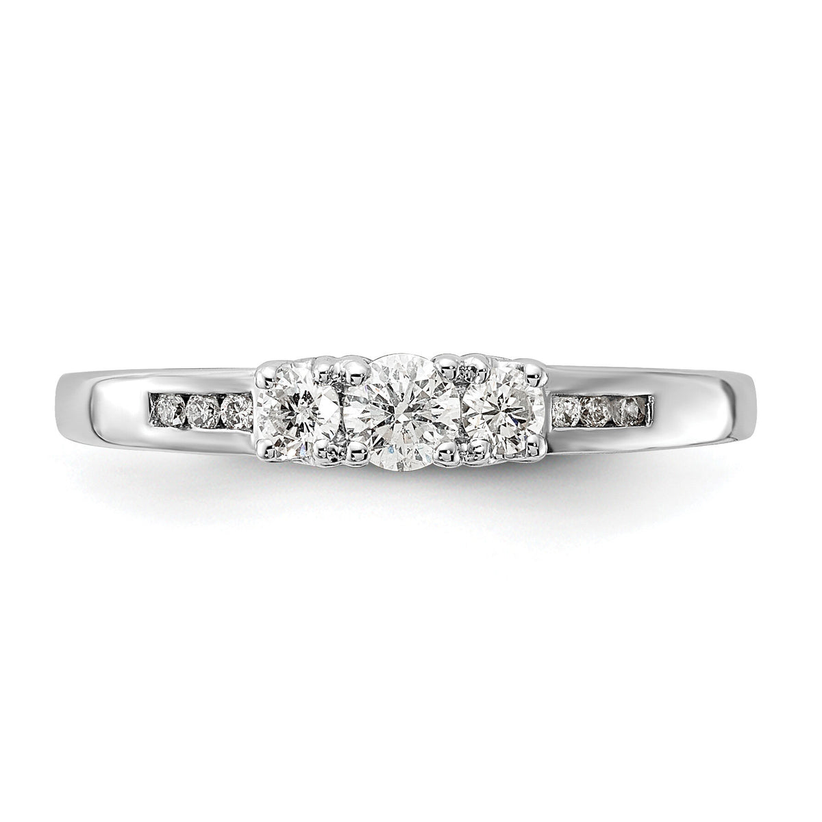 14k White Gold Diamond Ring-RM5645