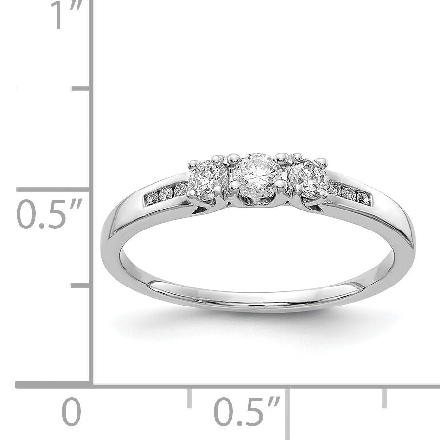14k White Gold Diamond Ring-RM5645