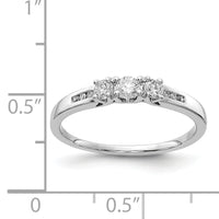 14k White Gold Diamond Ring-RM5645