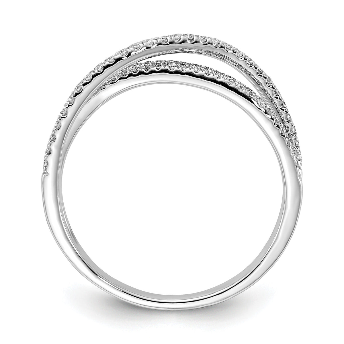 14k White Gold Diamond Ring-RM5664