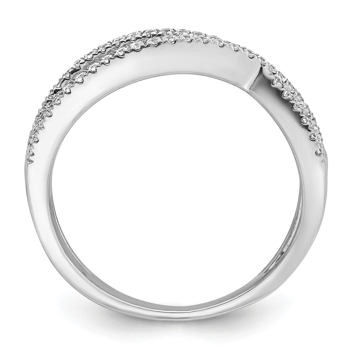 14k White Gold Diamond Ring-RM5665