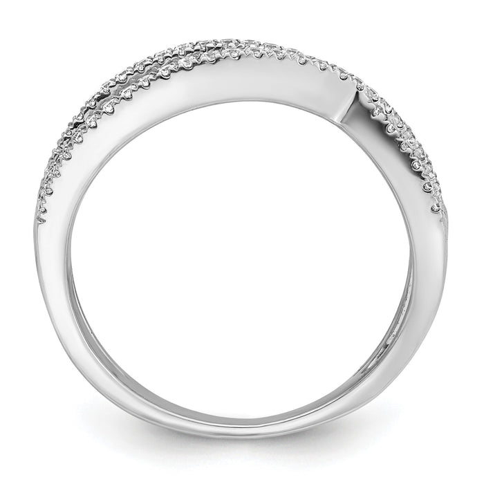 14k White Gold Diamond Ring-RM5665