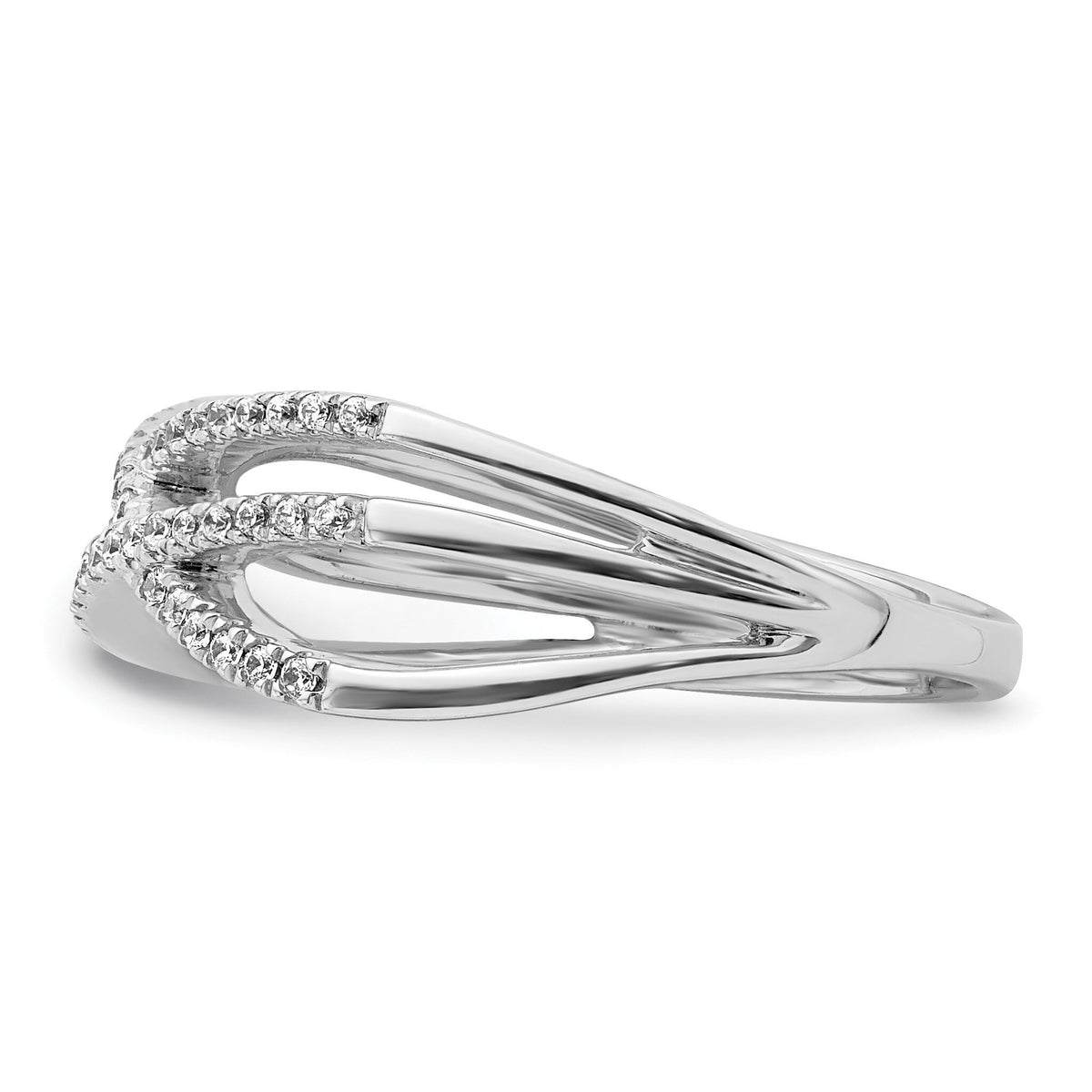 14k White Gold Diamond Ring-RM5665