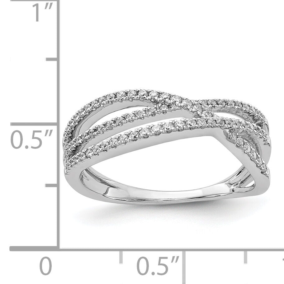 14k White Gold Diamond Ring-RM5665