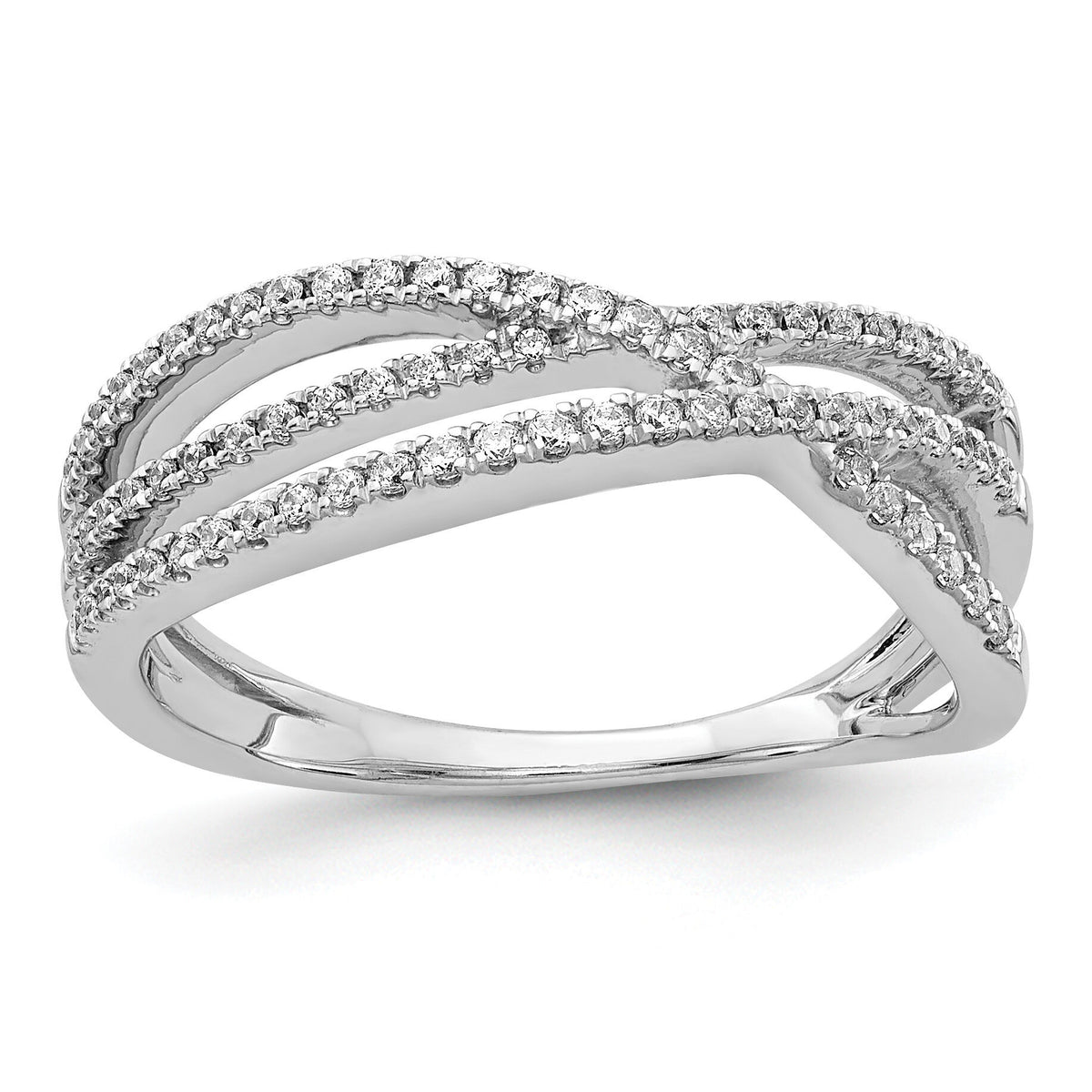 14k White Gold Diamond Ring-RM5665