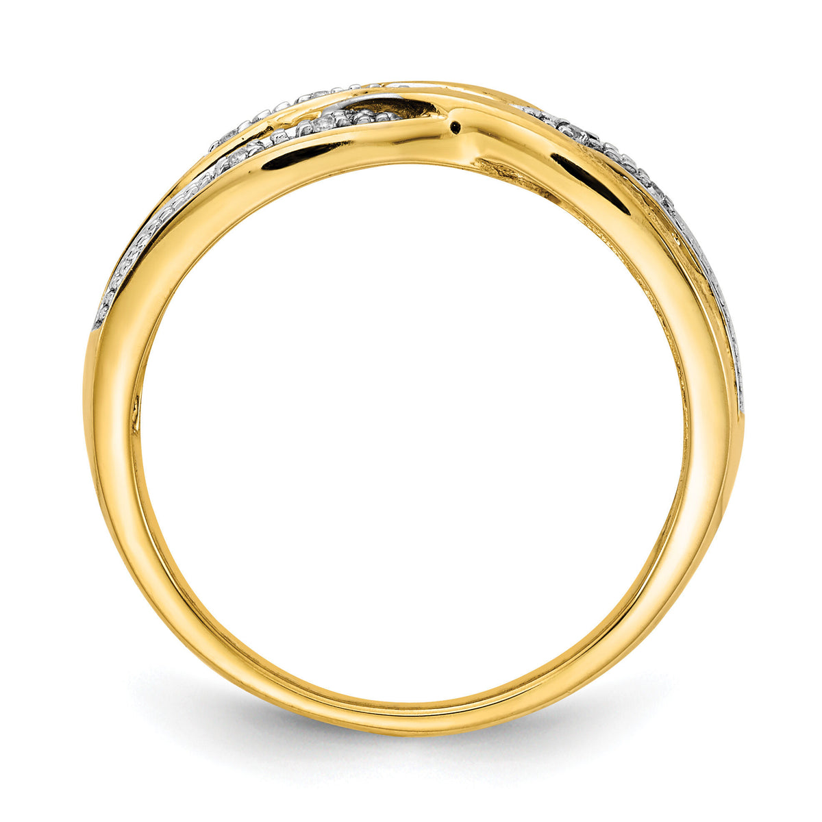 14k Rhodium Diamond Ring-RM5670
