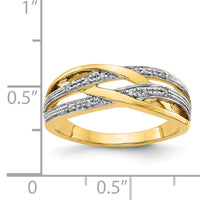 14k Rhodium Diamond Ring-RM5670