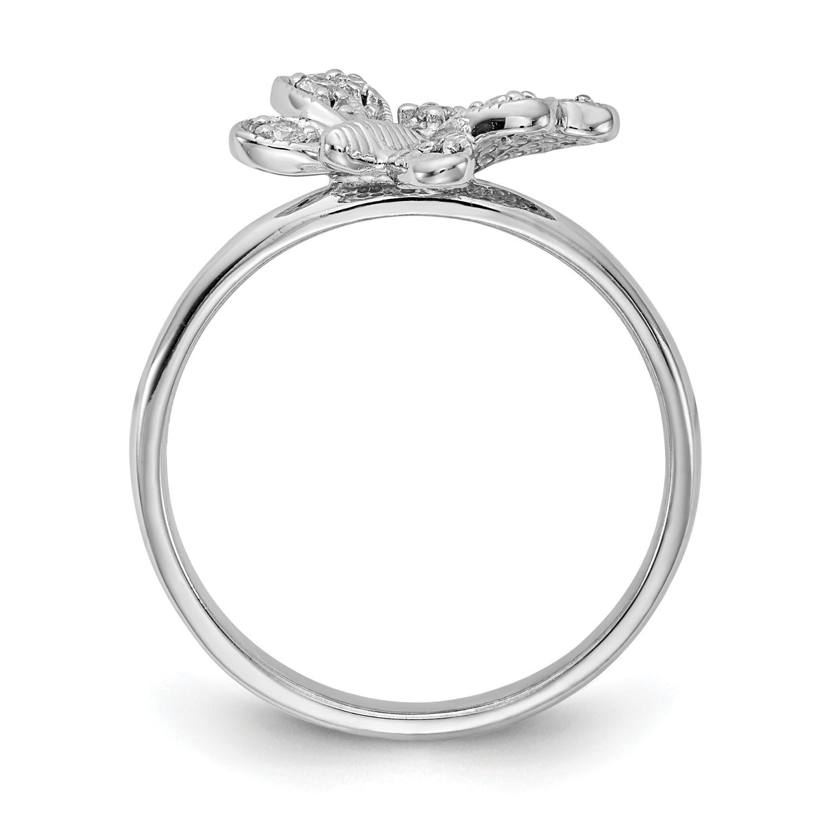 14k White Gold AA Diamond ring-RM5703