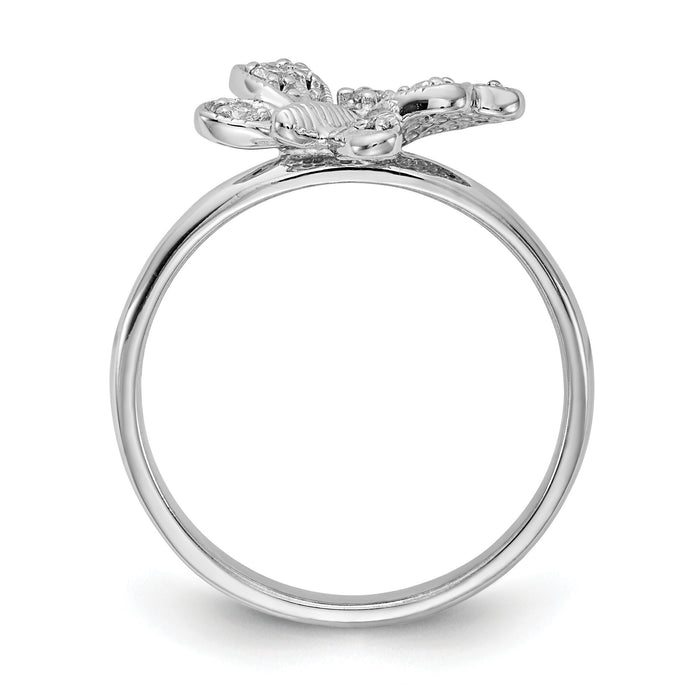 14k White Gold AA Diamond ring-RM5703
