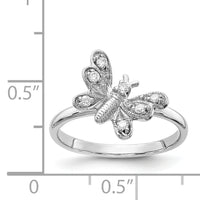 14k White Gold AA Diamond ring-RM5703