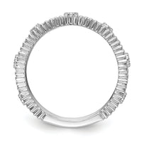 14k White Gold Diamond Vintage Band-RM5707