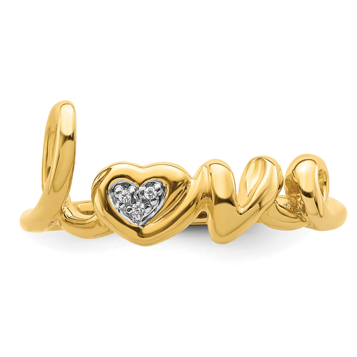 14k Diamond LOVE Ring-RM5712