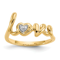 14k Diamond LOVE Ring-RM5712