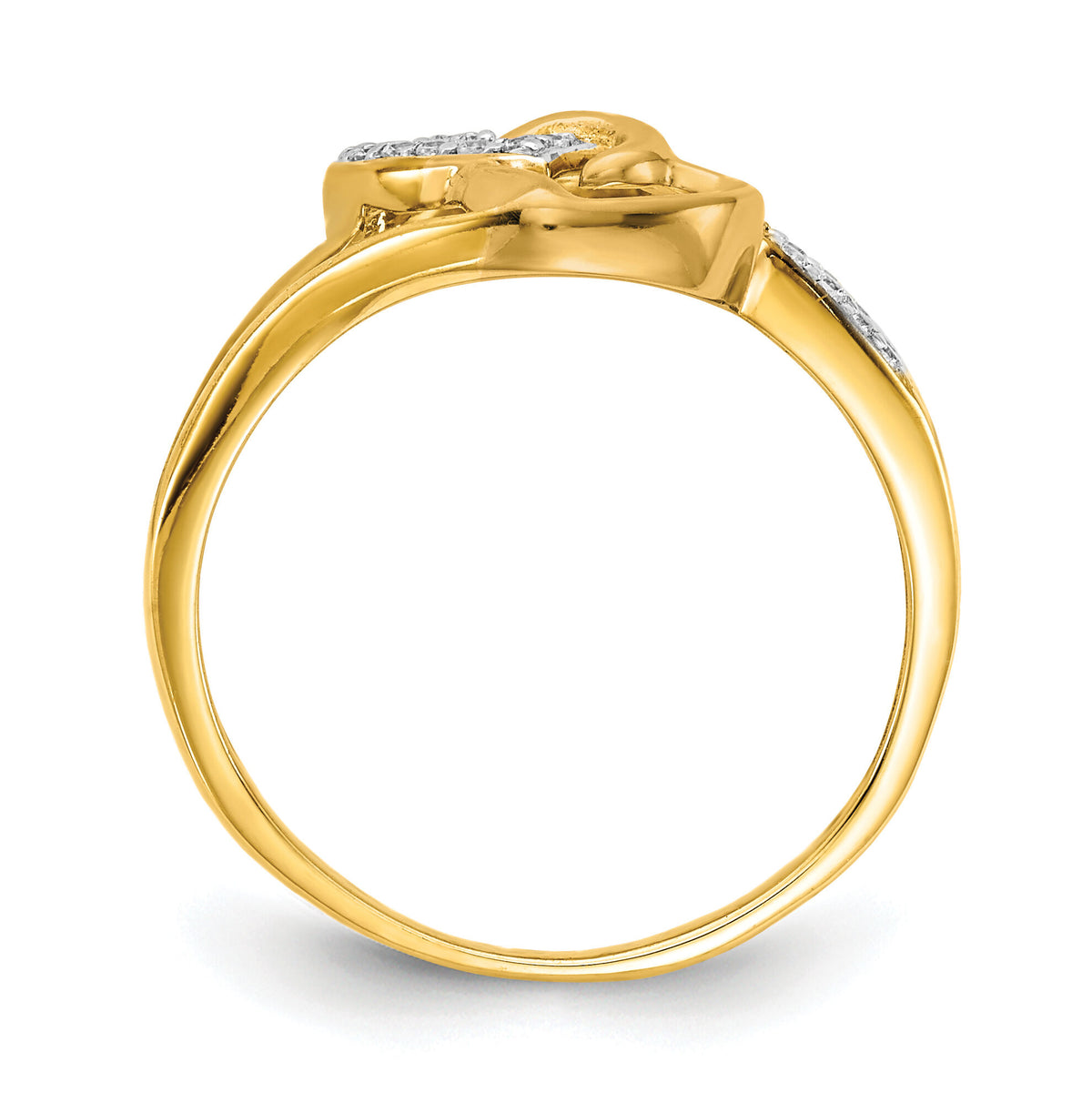 14k Diamond Hearts Ring-RM5721