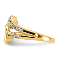14k Diamond Hearts Ring-RM5721