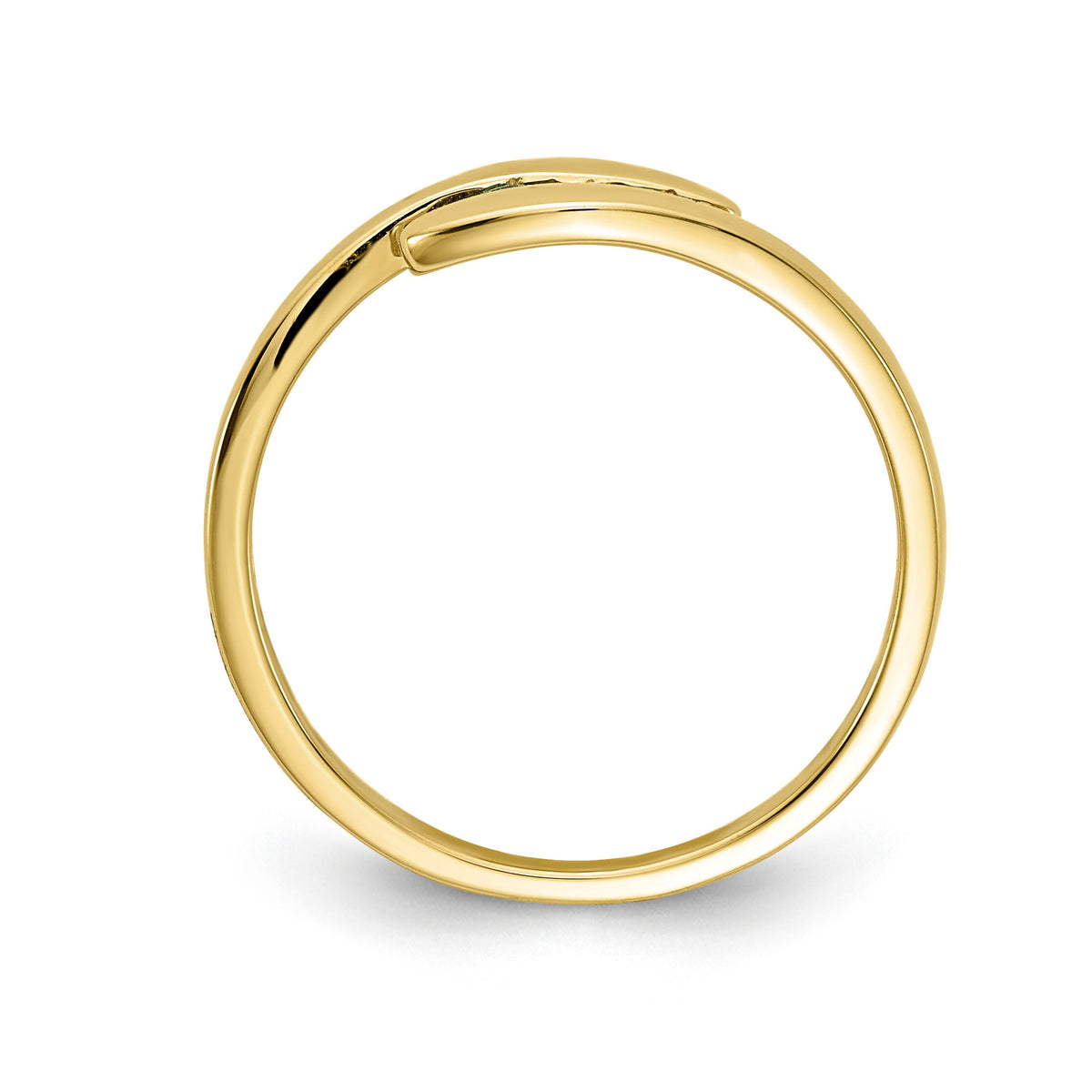 14k Emerald and Diamond 3-stone Ring-RM5742