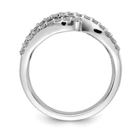 14k White Gold Ruby Diamond Ring-RM5743