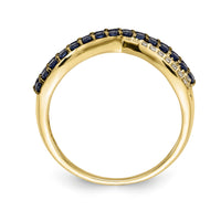 14k Sapphire and Diamond Ring-RM5770
