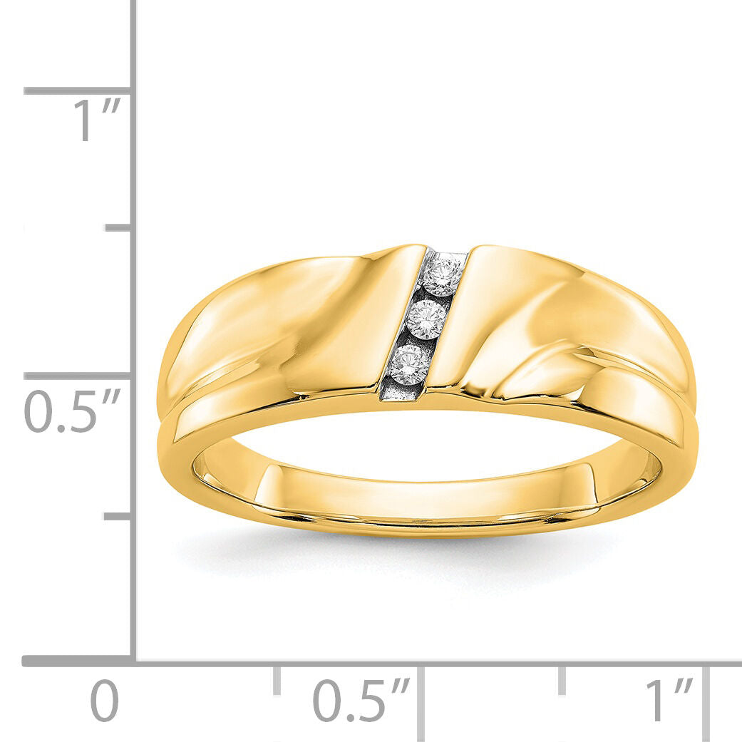 14k Diamond Mens Ring-RM5806