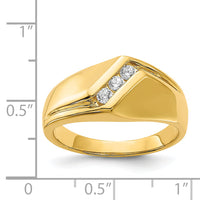 14k Diamond Mens Ring-RM5814