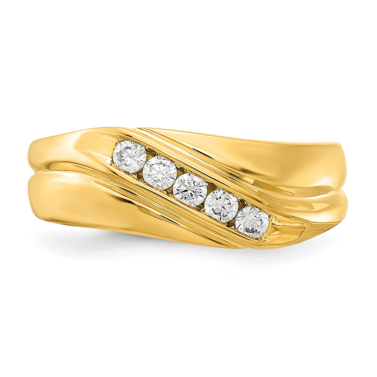 14k Diamond Mens Ring-RM5815