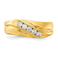 14k Diamond Mens Ring-RM5815