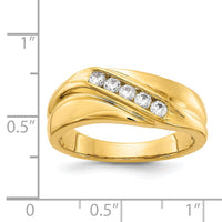 14k Diamond Mens Ring-RM5815