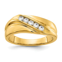 14k Diamond Mens Ring-RM5815