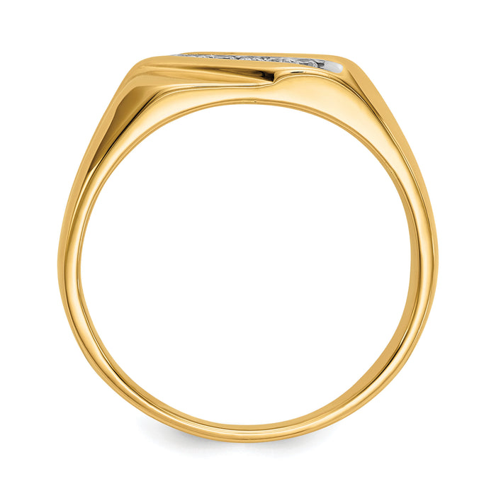 10K Diamond Mens Ring-RM5816