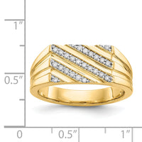 14k Diamond Mens Ring-RM5820