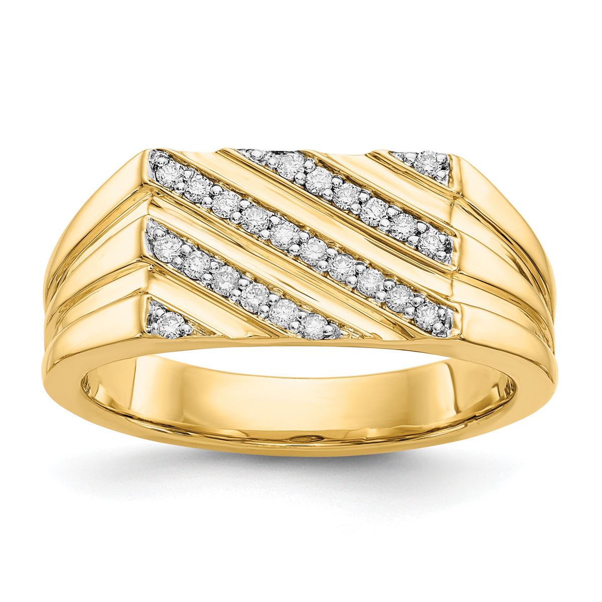14k Diamond Mens Ring-RM5820