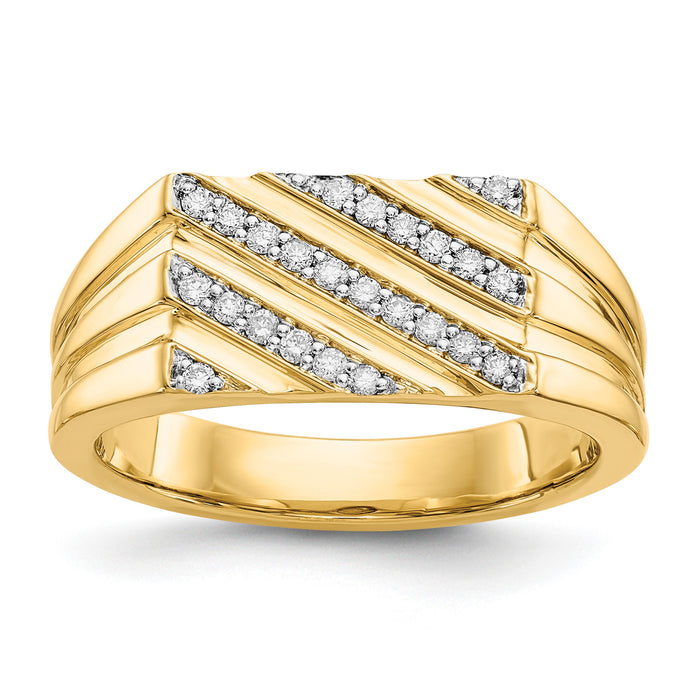 14k Diamond Mens Ring-RM5820