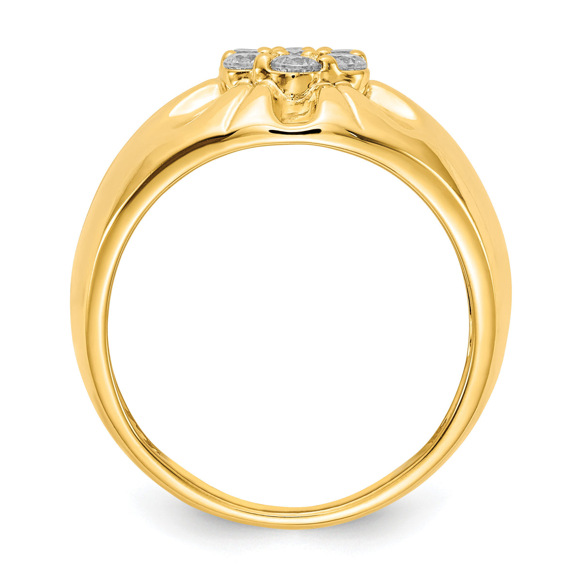 14k Diamond Mens Ring-RM5838
