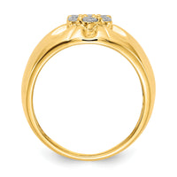 14k Diamond Mens Ring-RM5838