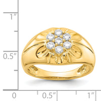 14k Diamond Mens Ring-RM5838