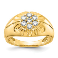 14k Diamond Mens Ring-RM5838