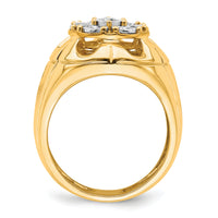 14k Diamond Mens Ring-RM5839