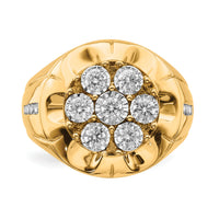 14k Diamond Mens Ring-RM5839