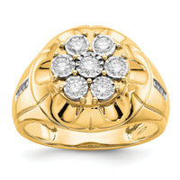 14k Diamond Mens Ring-RM5839