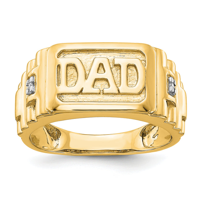 14k AA Diamond men's ring-RM5845-001-YA