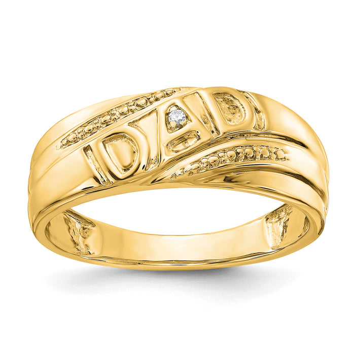 14k AA Diamond men's ring-RM5846-001-YA